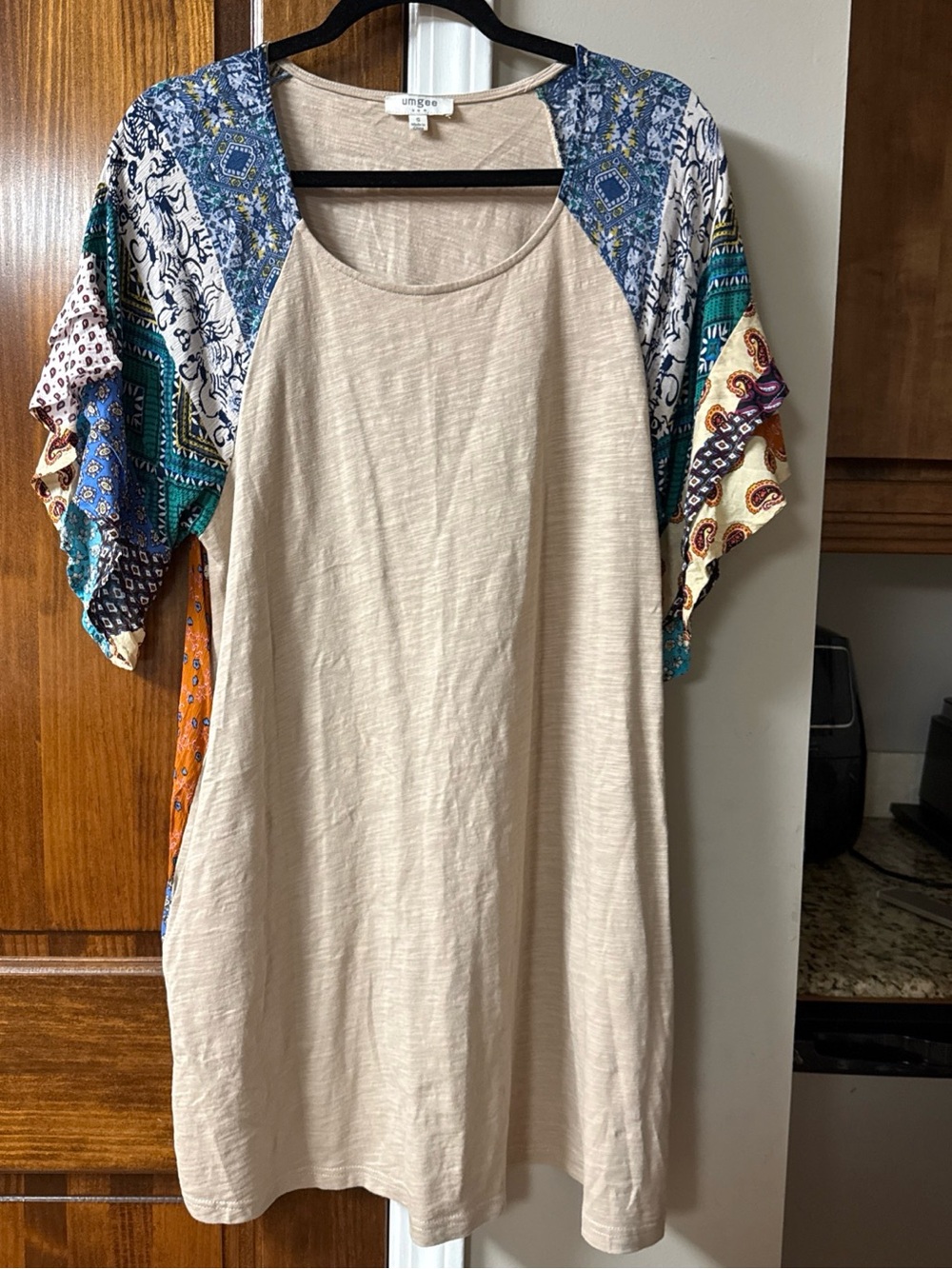 Umgee Boho Print Dress/Tunic with Pockets